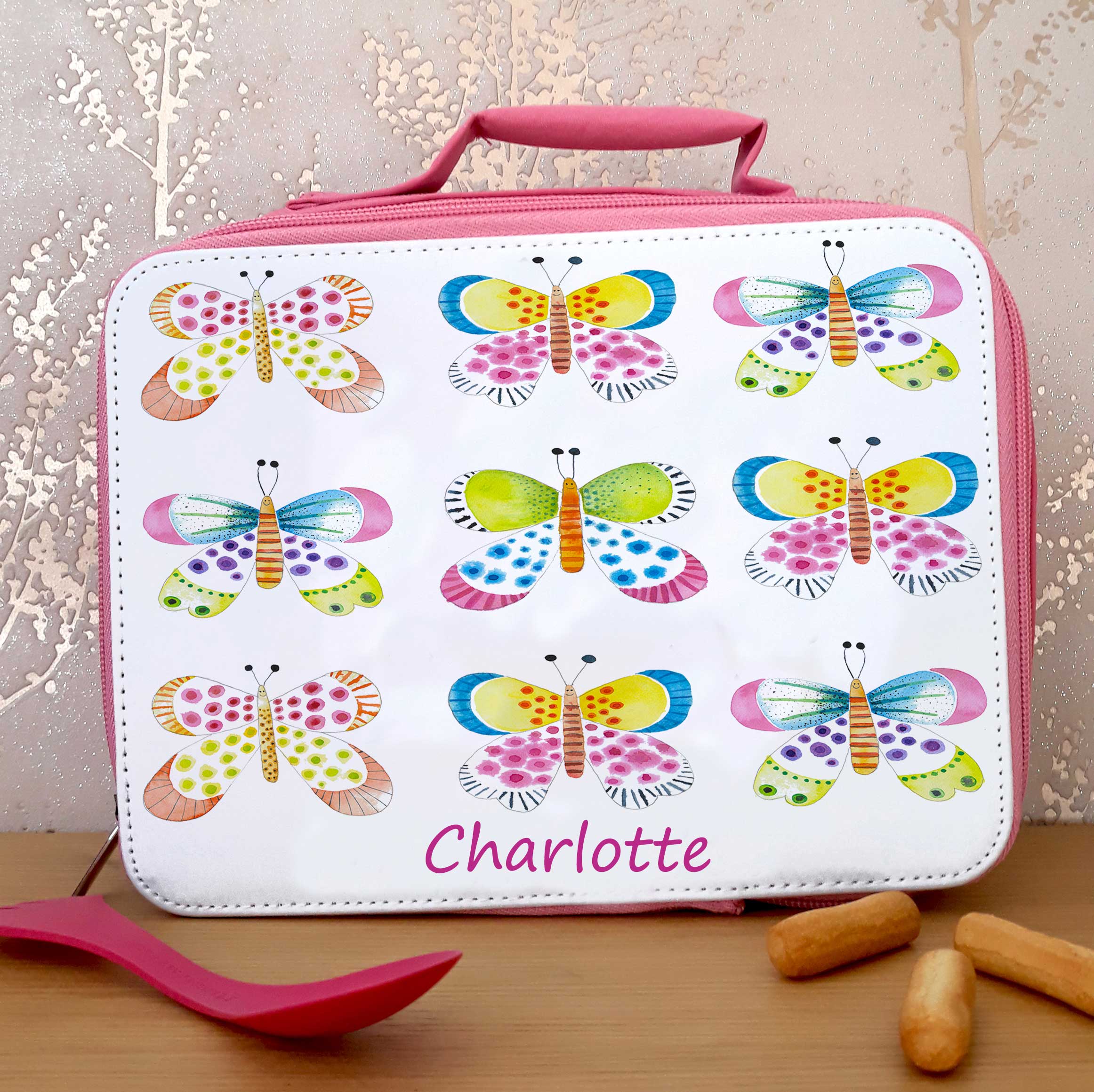 butterfly lunch bag