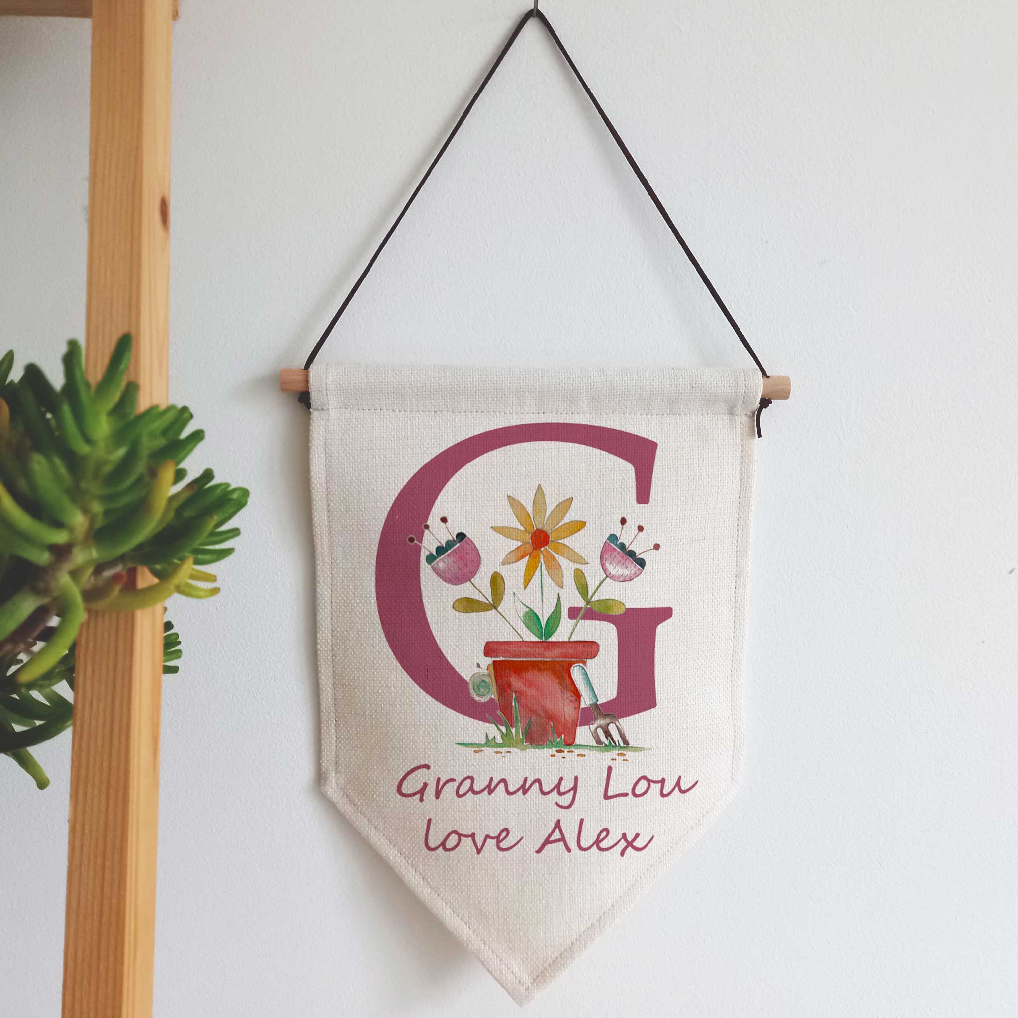 Personalised Granny Banner Mothers Day Gift Tiger Lily Prints personalised-granny-banner-mothers-day-gift-tiger-lily-prints