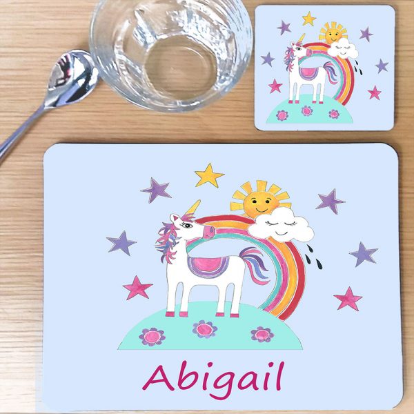 personalised children's table mats